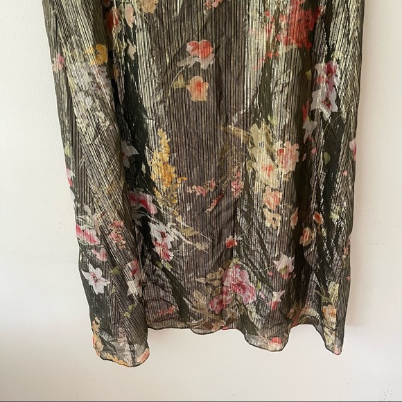 WARM silk metallic woven slip dress relax fit - Picture 13 of 16